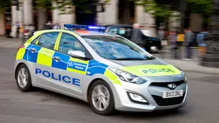 Coche de policía, Inglaterra Coche de policía, Inglaterra