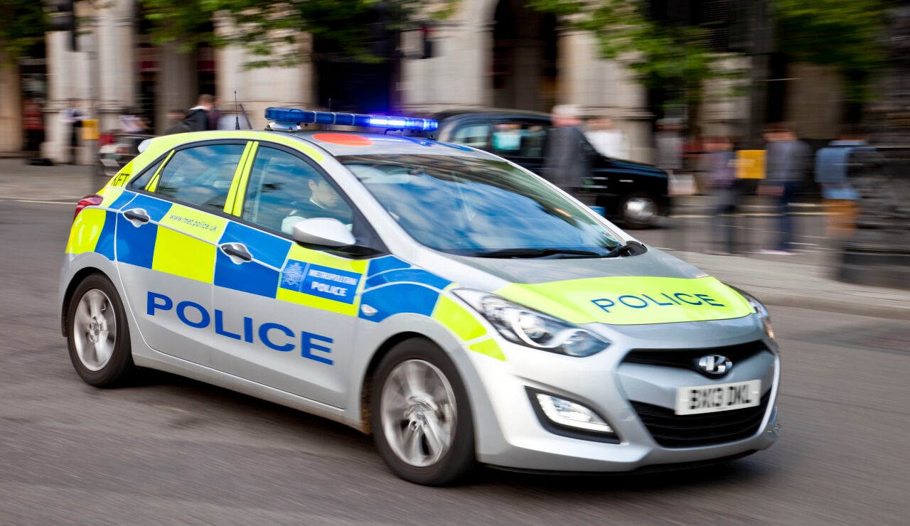 Coche de polic&iacute;a, Inglaterra