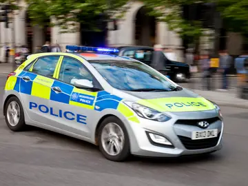Coche de policía, Inglaterra Coche de policía, Inglaterra