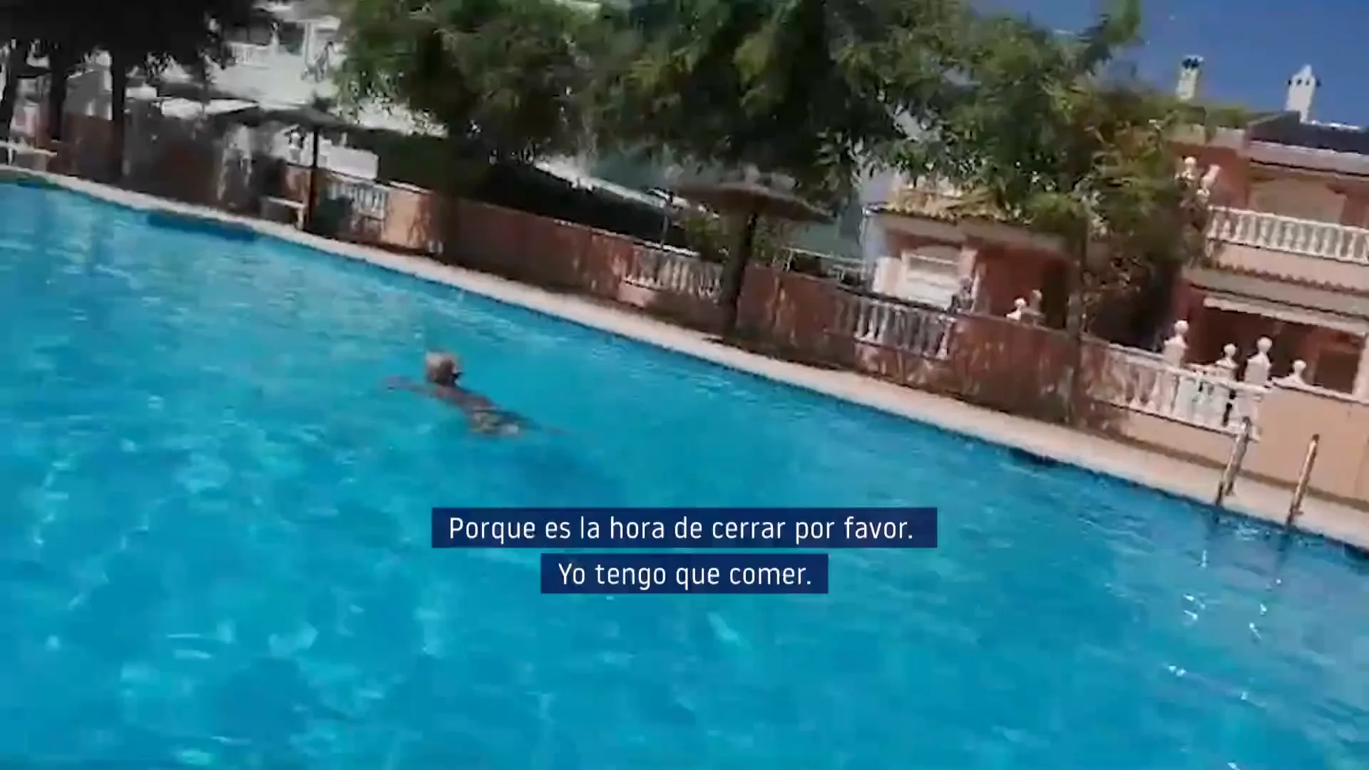 a puñetazos en la piscina a puñetazos en la piscina