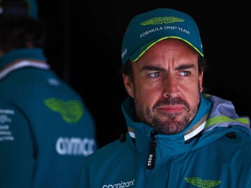 Fernando Alonso durante el GP de China 2024