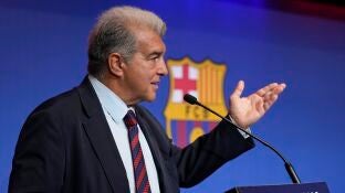 El presidente del FC Barcelona, Joan Laporta 