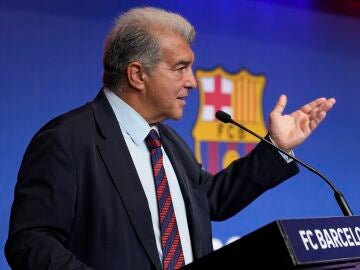 El presidente del FC Barcelona, Joan Laporta 