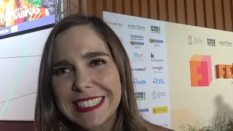 Natalia Sánchez en el Festival de Vitoria Natalia Sánchez en el Festival de Vitoria
