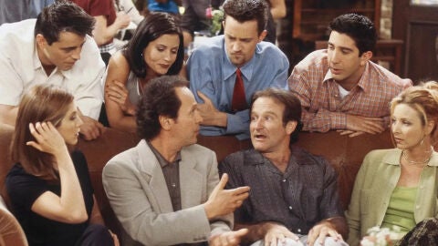  Billy Crystal y Robin Williams como Tim y Tomas en Friends