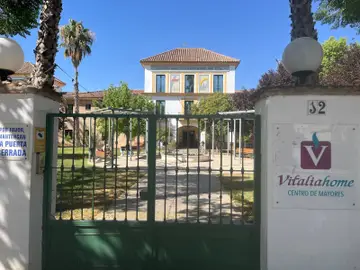 Centro de Vitalia en Écija, escenario del crimen Centro de Vitalia en Écija, escenario del crimen