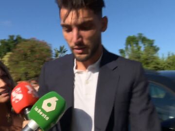 Rafa Mir a la salida del juzgado