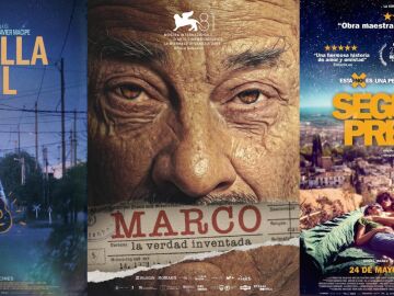 Carteles de 'Marco', 'Segundo premio' y 'La estrella azul'