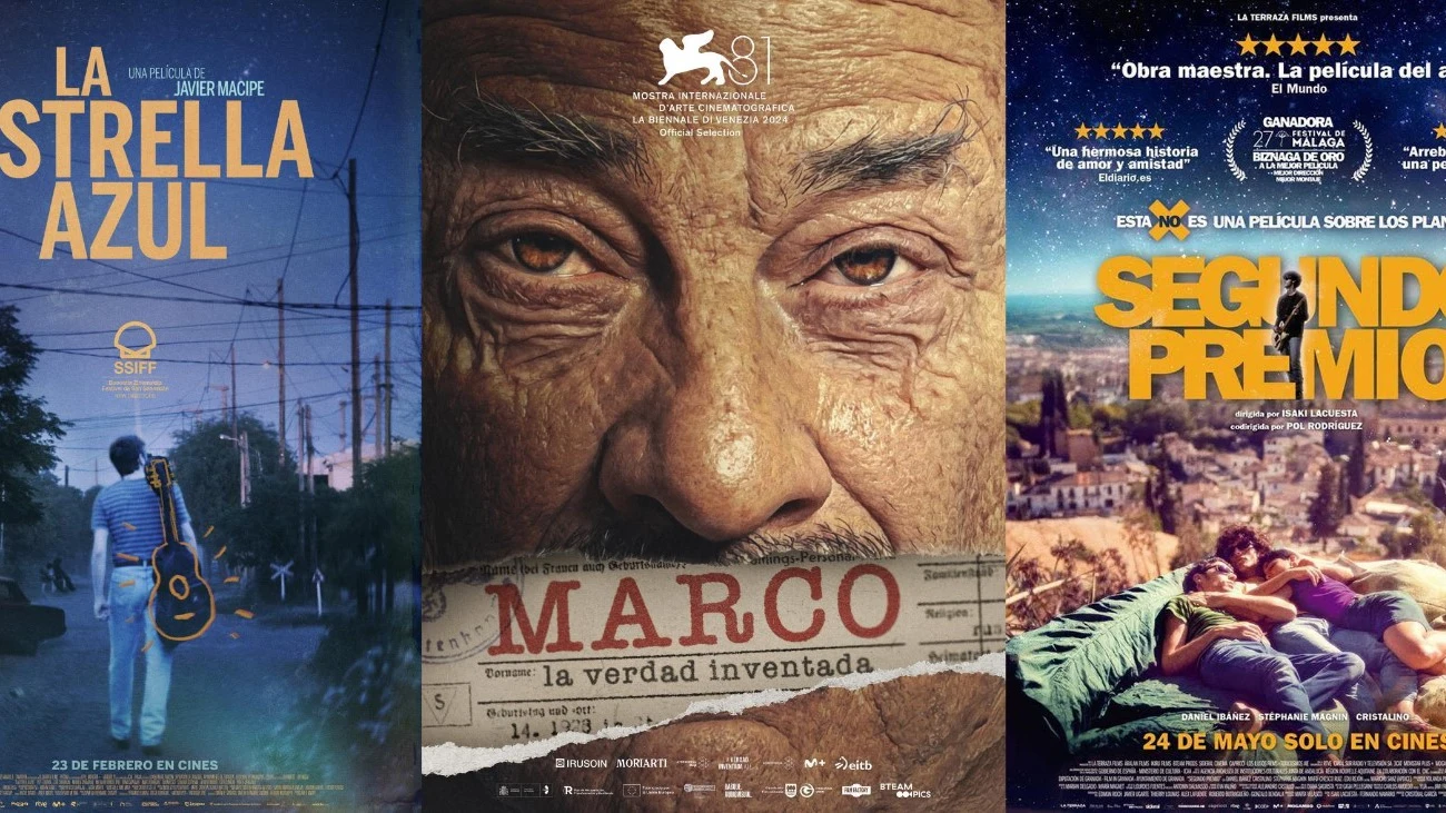 Carteles de 'Marco', 'Segundo premio' y 'La estrella azul' Carteles de 'Marco', 'Segundo premio' y 'La estrella azul'