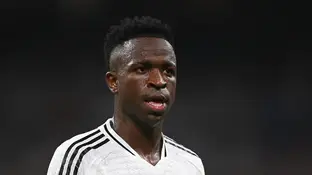 Vinicius Jr durante el Real Madrid-Betis de LaLiga Vinicius Jr durante el Real Madrid-Betis de LaLiga