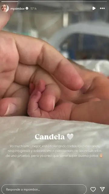 Marta Pombo actualiza el estado de salud de su hija Candela Marta Pombo actualiza el estado de salud de su hija Candela