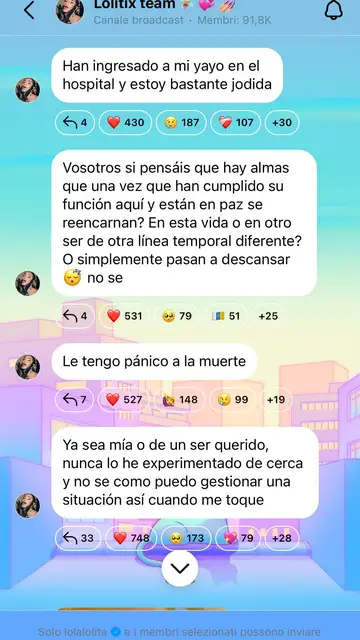 Lola Lolita habla de la muerte Lola Lolita habla de la muerte