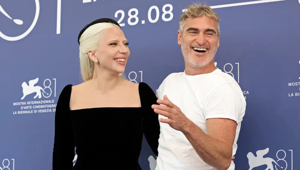 Joaquin Phoenix y Lady Gaga presentando Joker: folie à deux en el Festival de Venecia Joaquin Phoenix y Lady Gaga presentando Joker: folie à deux en el Festival de Venecia