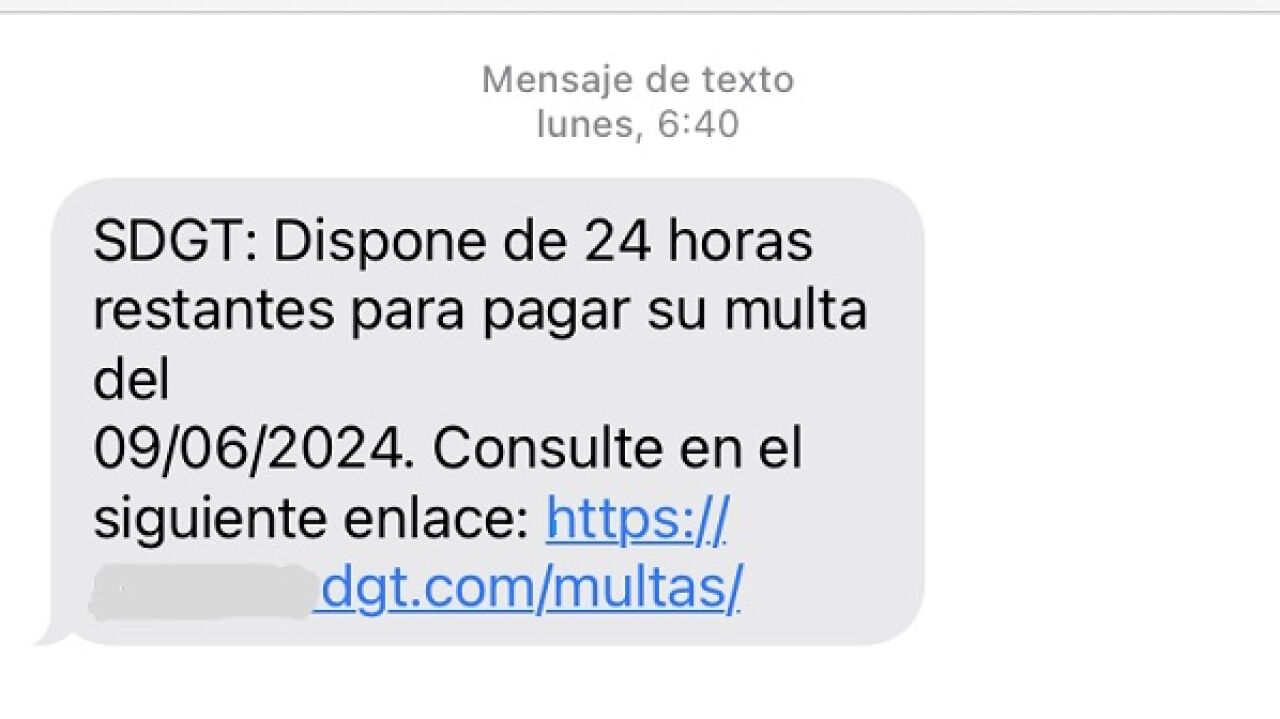 "Dispone de 24 horas para pagar su multa": la nueva estafa suplantando ...