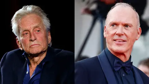 Michael Douglas y Michael Keaton Michael Douglas y Michael Keaton