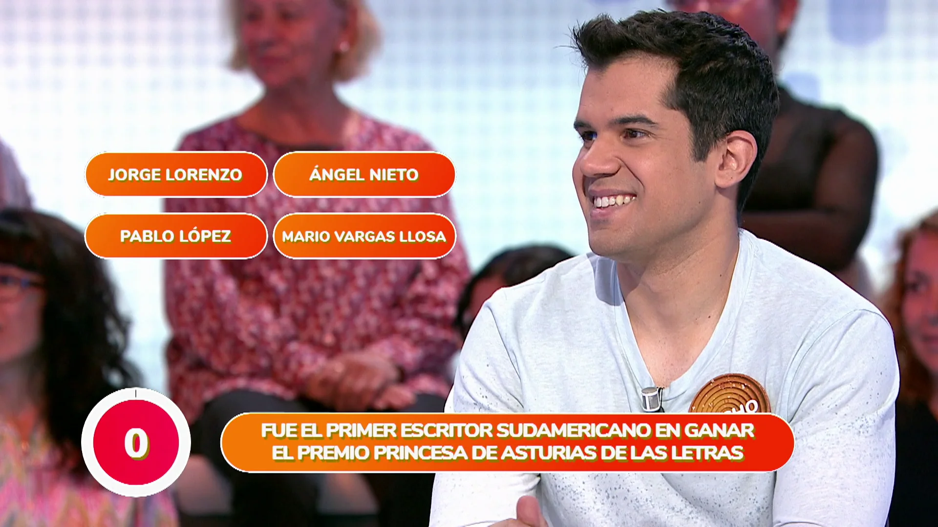 Nacho, en apuros: firma uno de los peores arranques en la historia de Pasapalabra