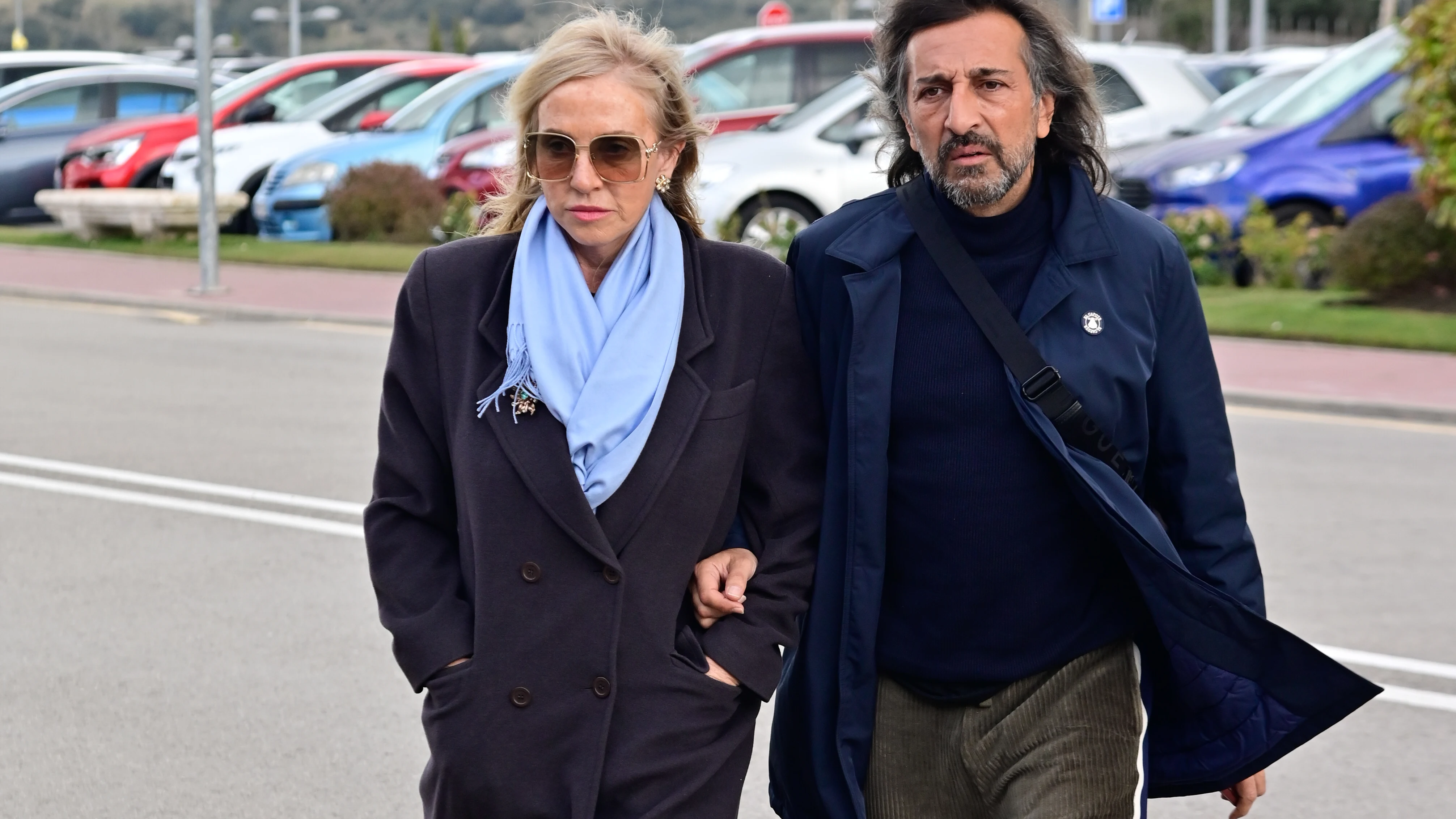 Antonio Carmona y Mariola Orellana en el funeral de Teresa Nicolás en 2023 Antonio Carmona y Mariola Orellana en el funeral de Teresa Nicolás en 2023