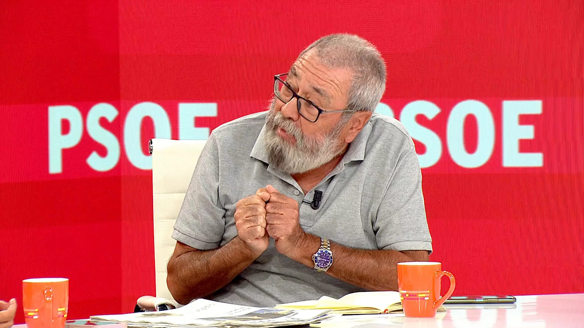Cándido Méndez, en Espejo Público Cándido Méndez, en Espejo Público
