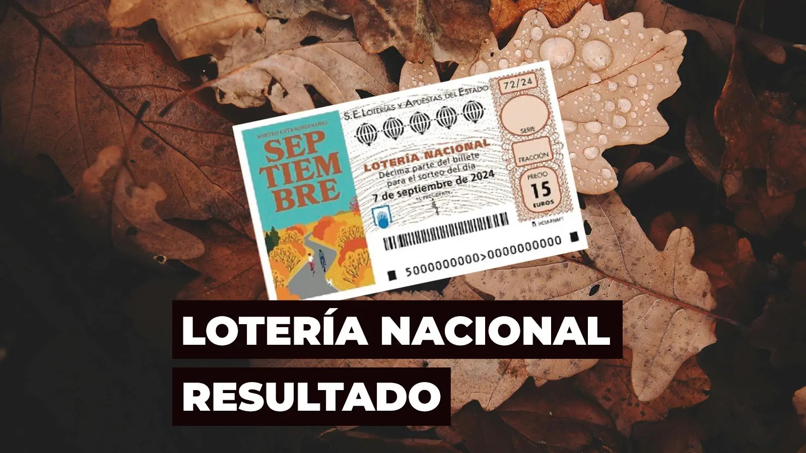Comprobar resultados del Sorteo Extraordinario de Septiembre de la Lotería Nacional Comprobar resultados del Sorteo Extraordinario de Septiembre de la Lotería Nacional
