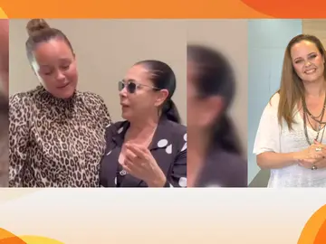 Shaila Dúrcal, emocionada ante su primer encuentro con Isabel Pantoja Shaila Dúrcal, emocionada ante su primer encuentro con Isabel Pantoja