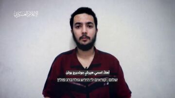 Hamás publica un nuevo video de un rehén asesinado en uno de los túneles en la Franja de Gaza