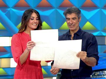 Jorge Fernández y Laura Moure, fascinados con el regalo que han recibido