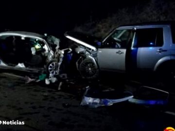 Tres muertos y dos heridos en un choque frontal de dos coches en Fraga, Huesca