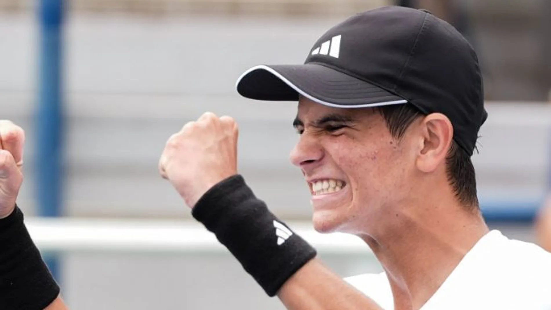 Rafa Jódar celebra su victoria en la final del US Open Júnior Rafa Jódar celebra su victoria en la final del US Open Júnior