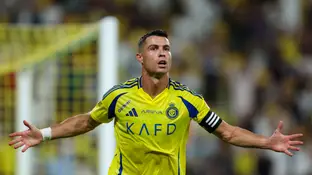 Cristiano Ronaldo celebra un gol con el Al Nassr Cristiano Ronaldo celebra un gol con el Al Nassr
