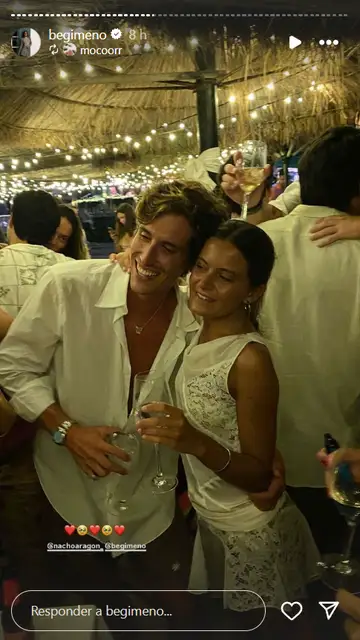 Nacho Aragón y Bea Gimeno en su preboda en Mallorca Nacho Aragón y Bea Gimeno en su preboda en Mallorca