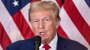 Imagen de archivo del expresidente del Gobierno, Donald Trump Imagen de archivo del expresidente del Gobierno, Donald Trump