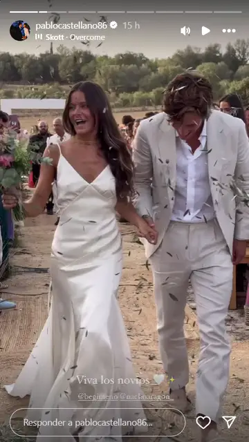 Bea Gimeno y Nacho Aragón tras casarse Bea Gimeno y Nacho Aragón tras casarse