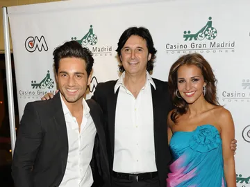 David Bustamante, Poty y Paula Echevarría en 2010 David Bustamante, Poty y Paula Echevarría en 2010