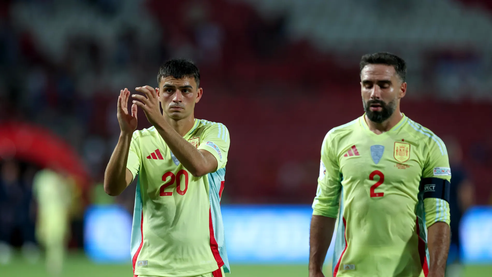Pedri y Carvajal tras el empate entre Serbia y España en la Nations League Pedri y Carvajal tras el empate entre Serbia y España en la Nations League