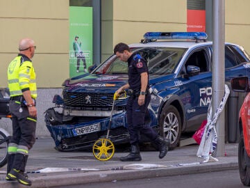 Imagen del vehículo policial