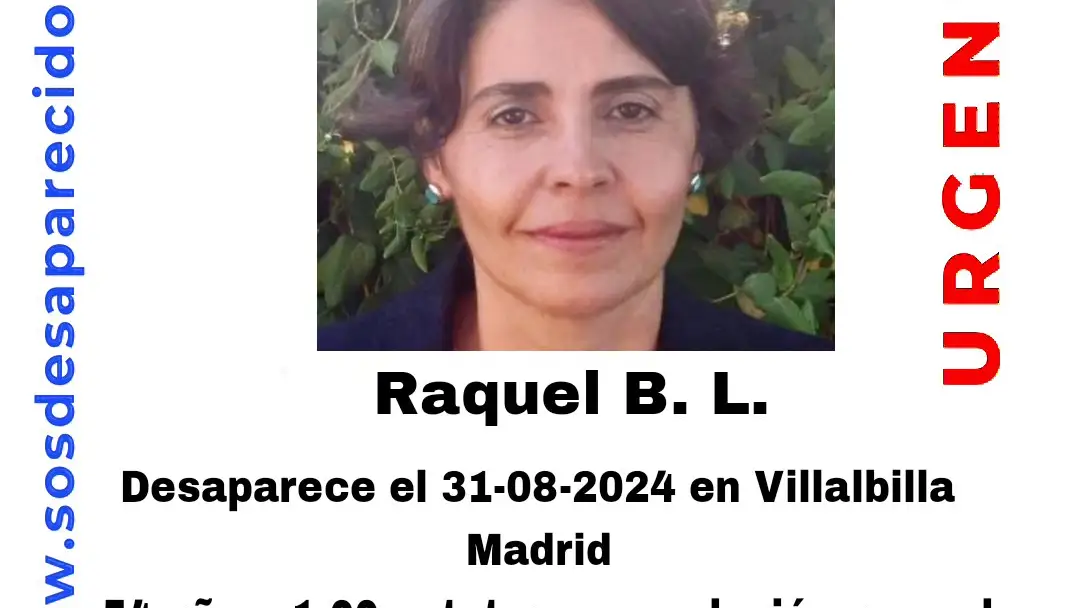 Imagen del cartel de búsqueda de Raquel B.L. Imagen del cartel de búsqueda de Raquel B.L.