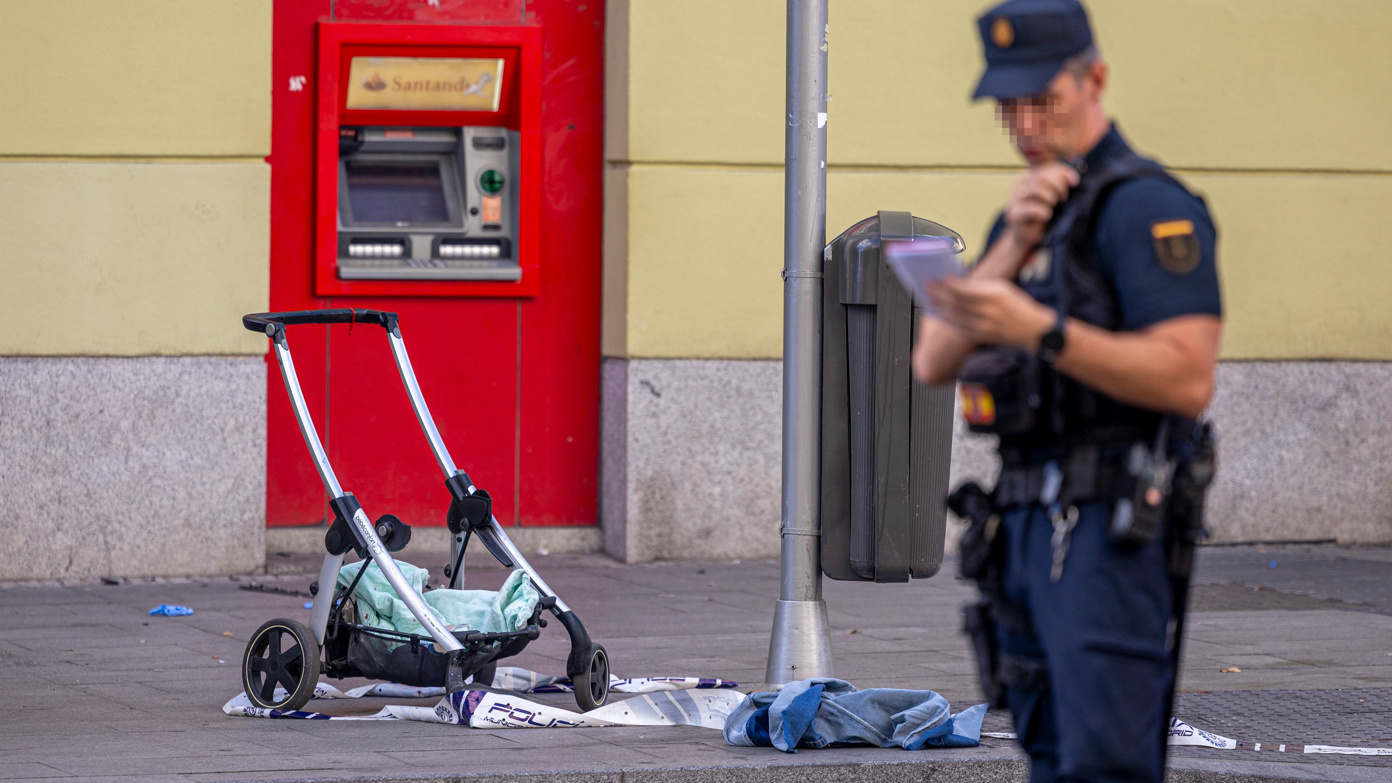 Imagen del atropello en Madrid