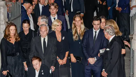 La Familia Real se reúne en la misa funeral por Juan Gómez-Acebo La Familia Real se reúne en la misa funeral por Juan Gómez-Acebo