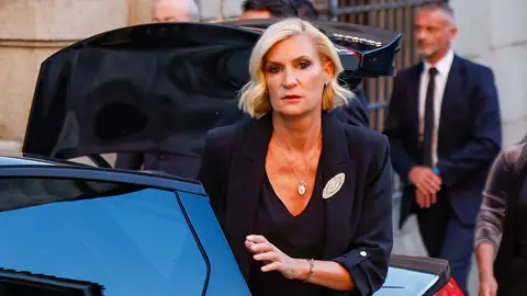 María Zurita, en el funeral de Juan Gómez-Acebo María Zurita, en el funeral de Juan Gómez-Acebo