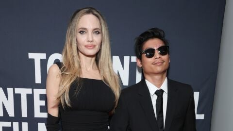 Angelina Jolie y su hijo Pax en el Festival de Cine de Toronto