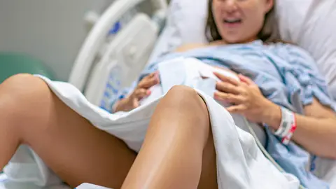 Una mujer en el paritorio Una mujer en el paritorio