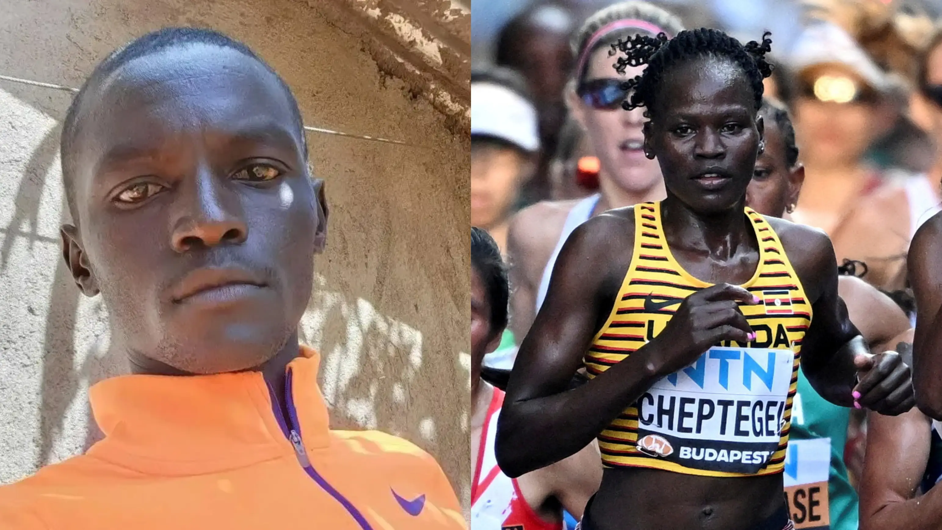 Dickson Ndiema y Rebecca Cheptegei