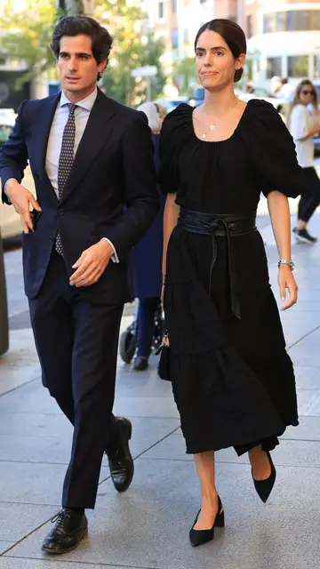 Sofía Palazuelo y Fernando Fitz James en el funeral de Alejandro Fernández de Araoz y Marañón Sofía Palazuelo y Fernando Fitz James en el funeral de Alejandro Fernández de Araoz y Marañón