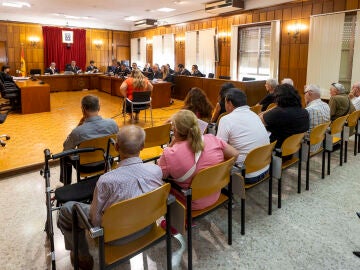 Los acusados en la Audiencia Provincial de Murcia