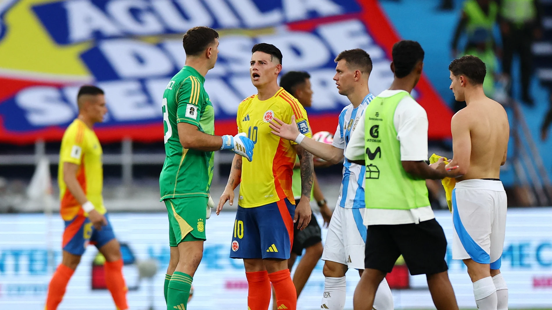 El 'Dibu' Martínez, en el partido ante Colombia El 'Dibu' Martínez, en el partido ante Colombia