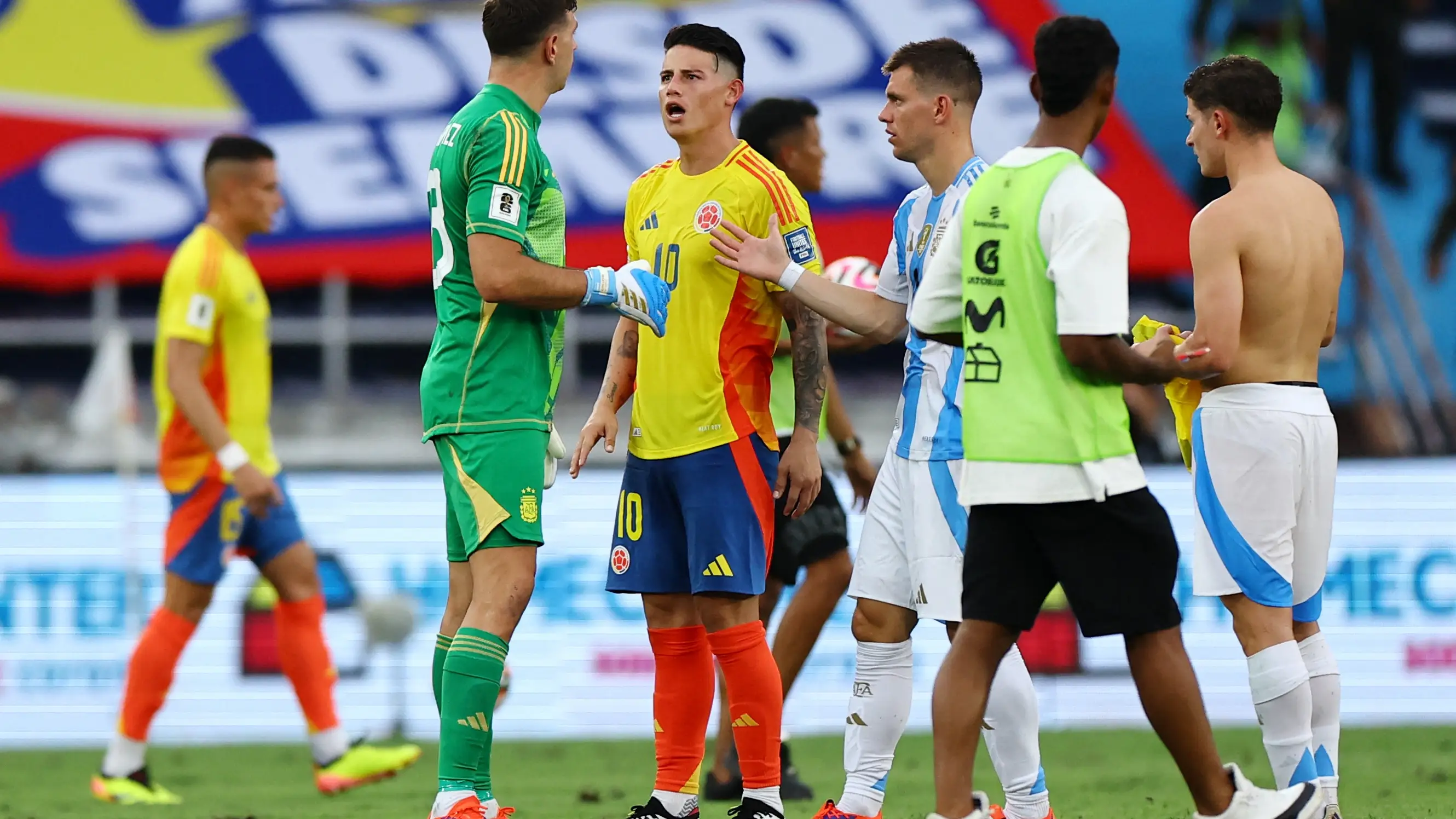 El 'Dibu' Martínez, en el partido ante Colombia El 'Dibu' Martínez, en el partido ante Colombia