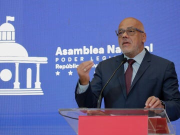 El presidente de la Asamblea Nacional de Venezuela, Jorge Rodríguez. 