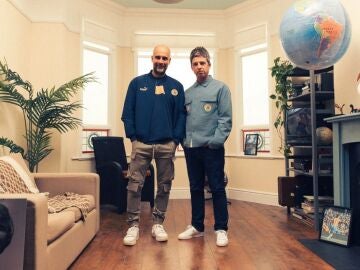 Pep Guardiola y Noel Gallagher