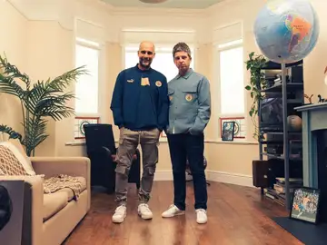 Pep Guardiola y Noel Gallagher Pep Guardiola y Noel Gallagher
