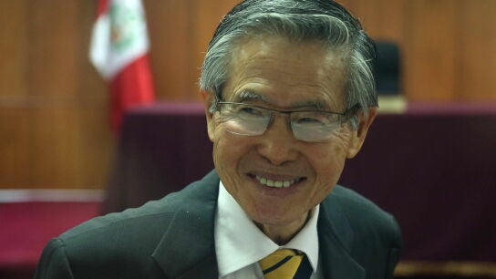 El expresidente peruano Alberto Fujimori en una foto de archivo